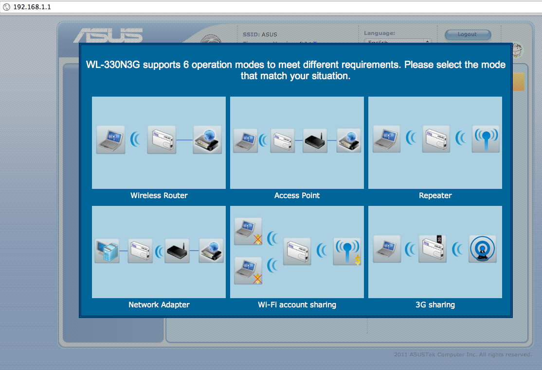 Tool – ASUS WL-330N3G Wireless Router Hub Repeater and More – The Security Blogger